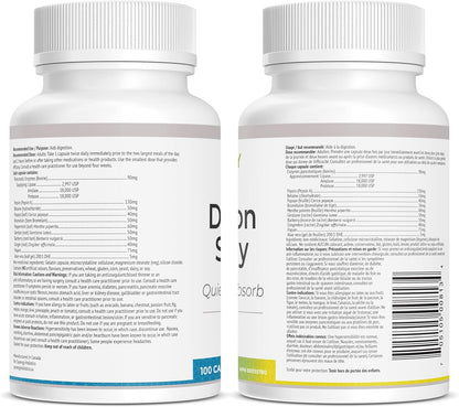 Two supplement bottles with labels on a white background